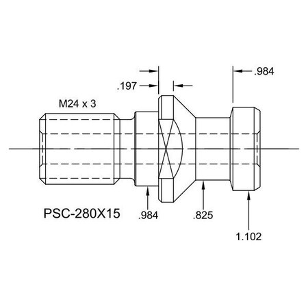 Tj Davies Co Coolant Through Retention Knob PSC-280X15